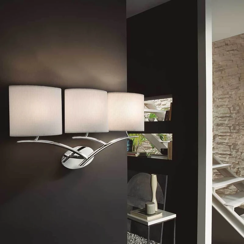 3-flammige Wandlampe Eve