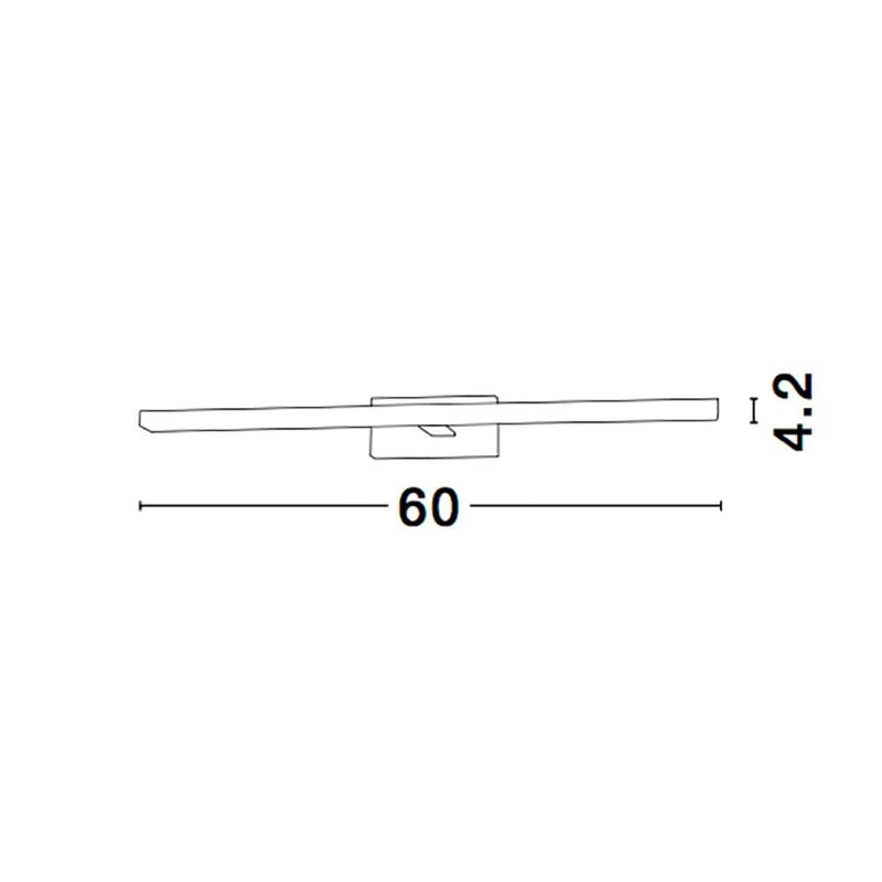 Corso LED Bad- & Spiegellampe Chrom