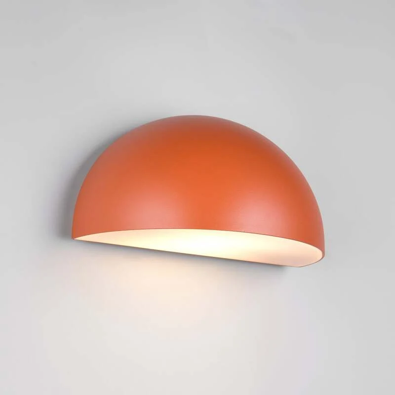 B-Ware Außenwandleuchte Wandlampe trio lighting Maas apricot Aluminium-Druckguss E27