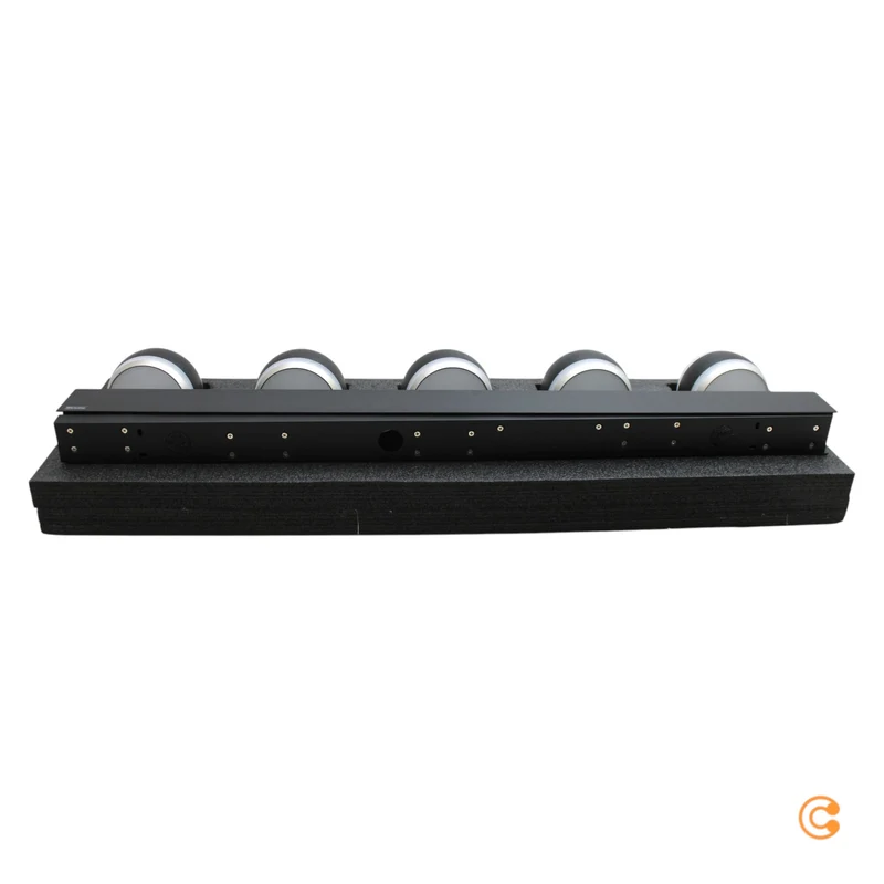 B-Ware Paul Neuhaus PURE LED Hängelampe Falling Rings schwarz Fernbedienung 101 cm 5flg