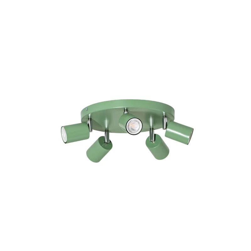 B-Ware Deckenstrahler Fun Strahler Lampe hellgrün Stahl Ø 30 cm verstellbar GU10 LED
