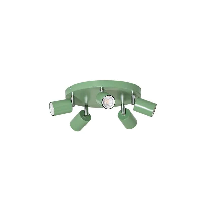 B-Ware Deckenstrahler Fun Strahler Lampe hellgrün Stahl Ø 30 cm verstellbar GU10 LED