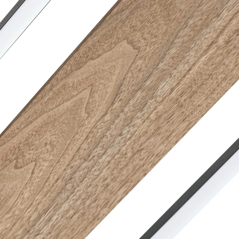 B-Ware Lucande Deckenleuchte Deckenlampe LED Vectra Holz Schwarz dimmbar Beleuchtung