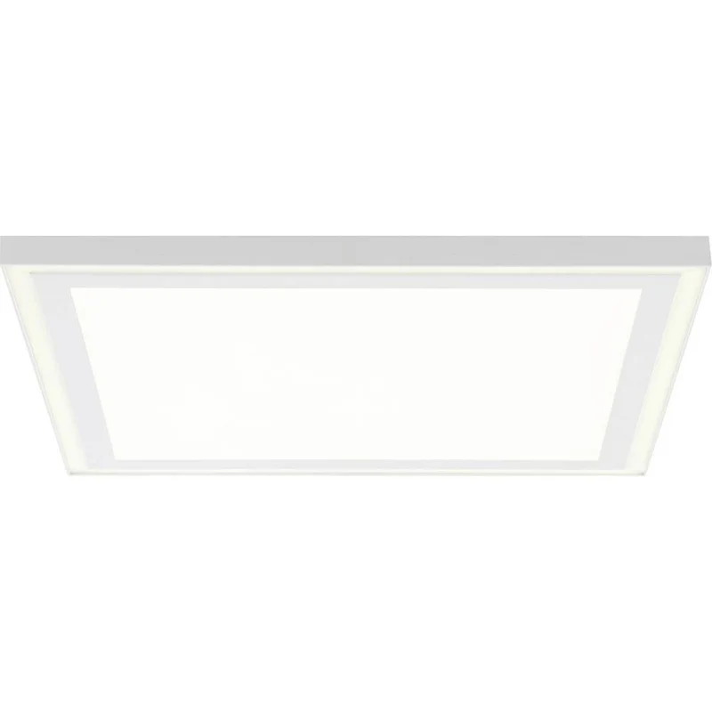 B-Ware Brilliant LED Deckenleuchte Laurice Fernbedienung Weiß Aufbau Panel 40cm CCT 24W