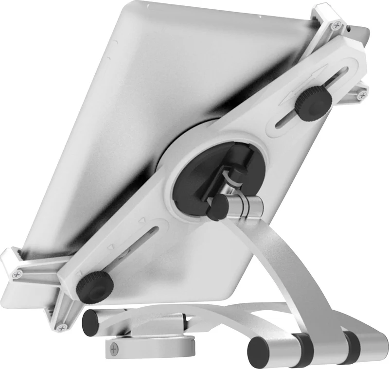 B-Ware Renkforce 29215c27 Tablet-Halterung Universal 17,8 cm - 25,7 cm Schwarz Silber