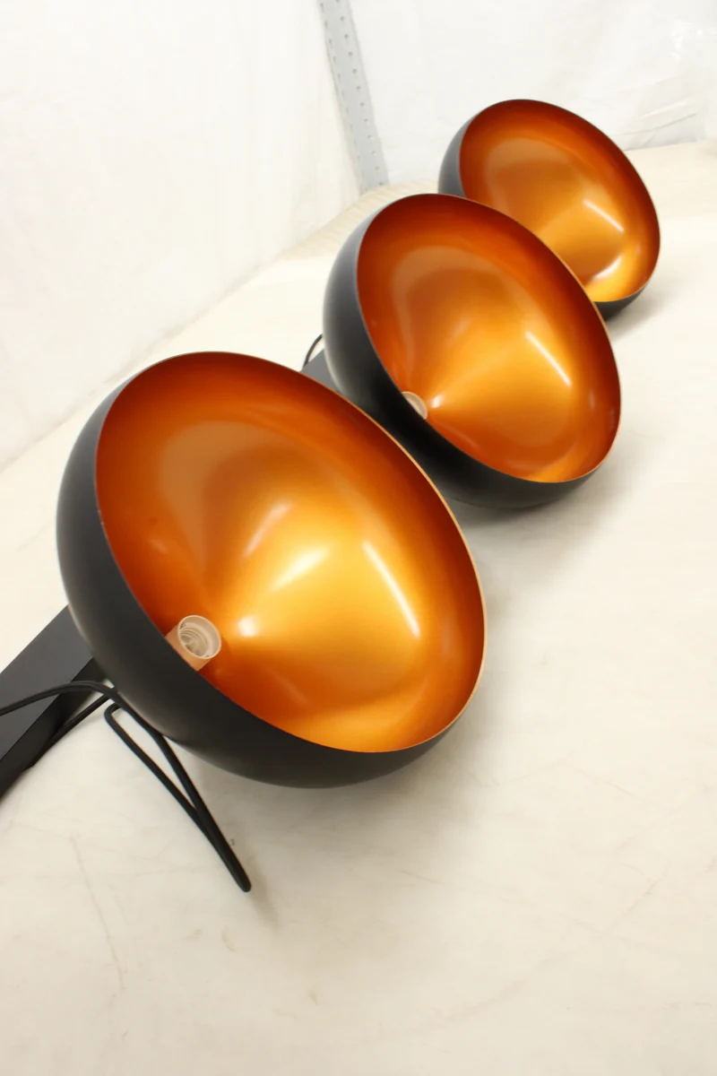 B-Ware Lindby Pendelleuchte Hängelampe schwarz Metall 133cm 3flg SIEHE TEXT/FOTO