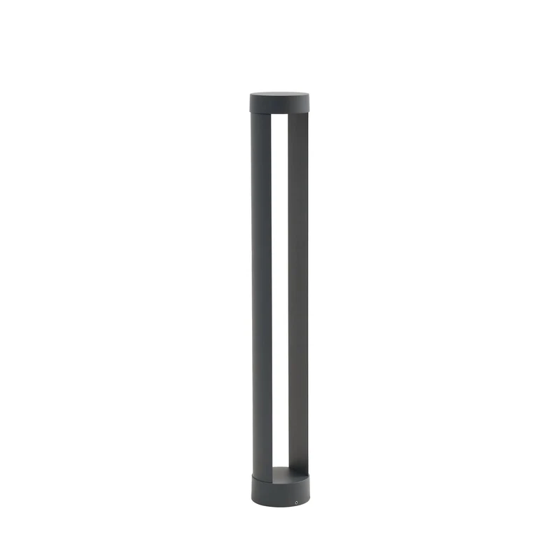 B-Ware Lindby Wegeleuchte Wegelampe Soriq LED Anthrazit Außenleuchte Aluminium 75 cm