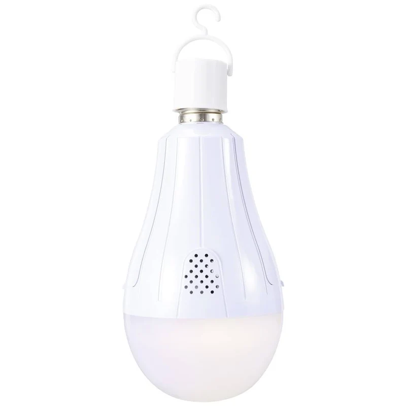 8x B-Ware Akku LED-Leuchtmittel Glühlampe E27 Warmweiß nicht dimmbar 20 W Haken 8 STÜCK