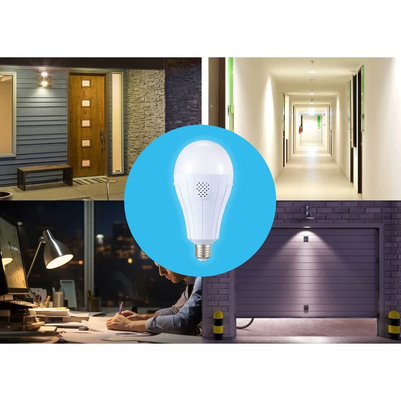 8x B-Ware Akku LED-Leuchtmittel Glühlampe E27 Warmweiß nicht dimmbar 20 W Haken 8 STÜCK