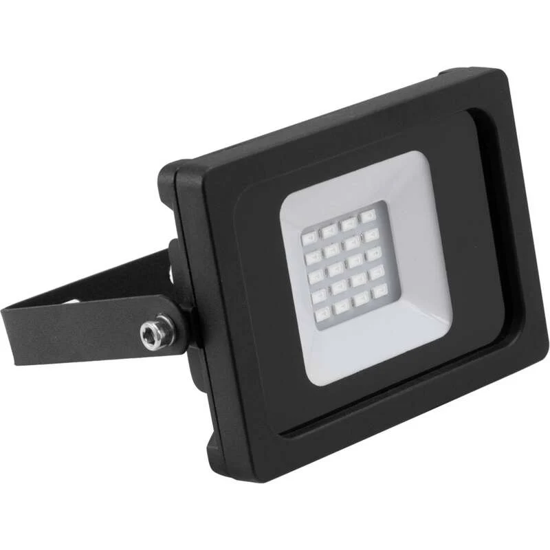 B-Ware Eurolite LED Außenstrahler Flutlicht UV Strahler rot Aluminium Außenbereich 10 W