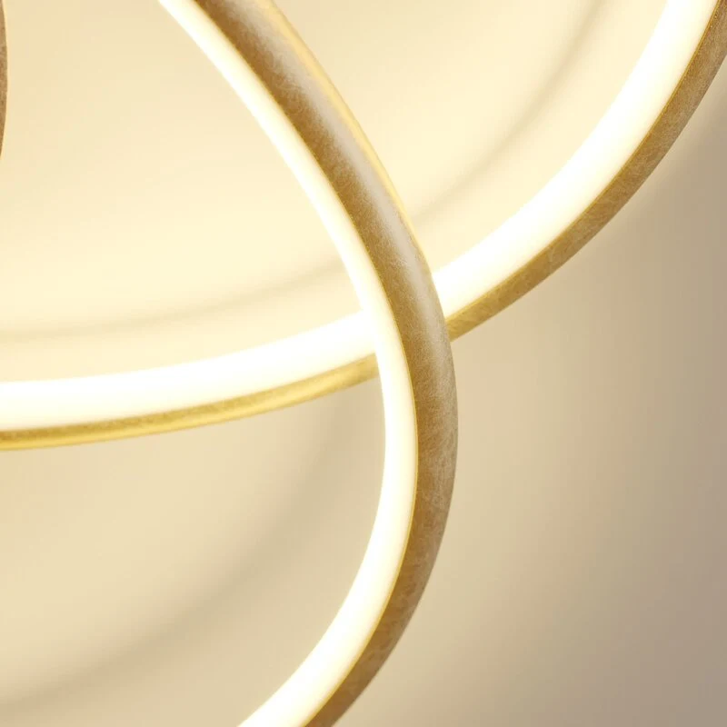B-Ware Lindby Joline LED-Deckenlampe Deckenlampe Lampe Leuchte gold 16W SIEHE TEXT/FOTO