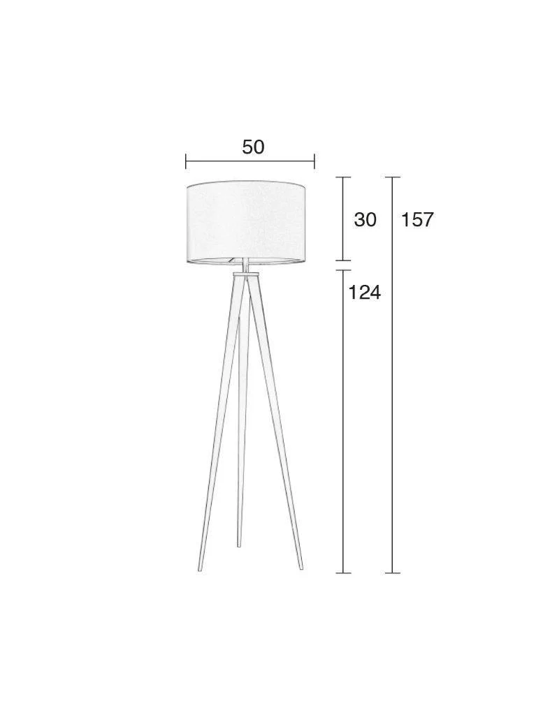Zuiver Tripod Designer Stehleuchte Black