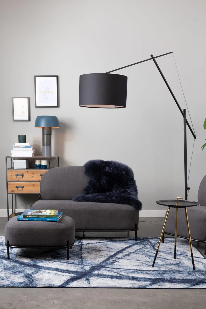 Bogenlampe Tokio Black | Minimalistisches Design in Schwarz