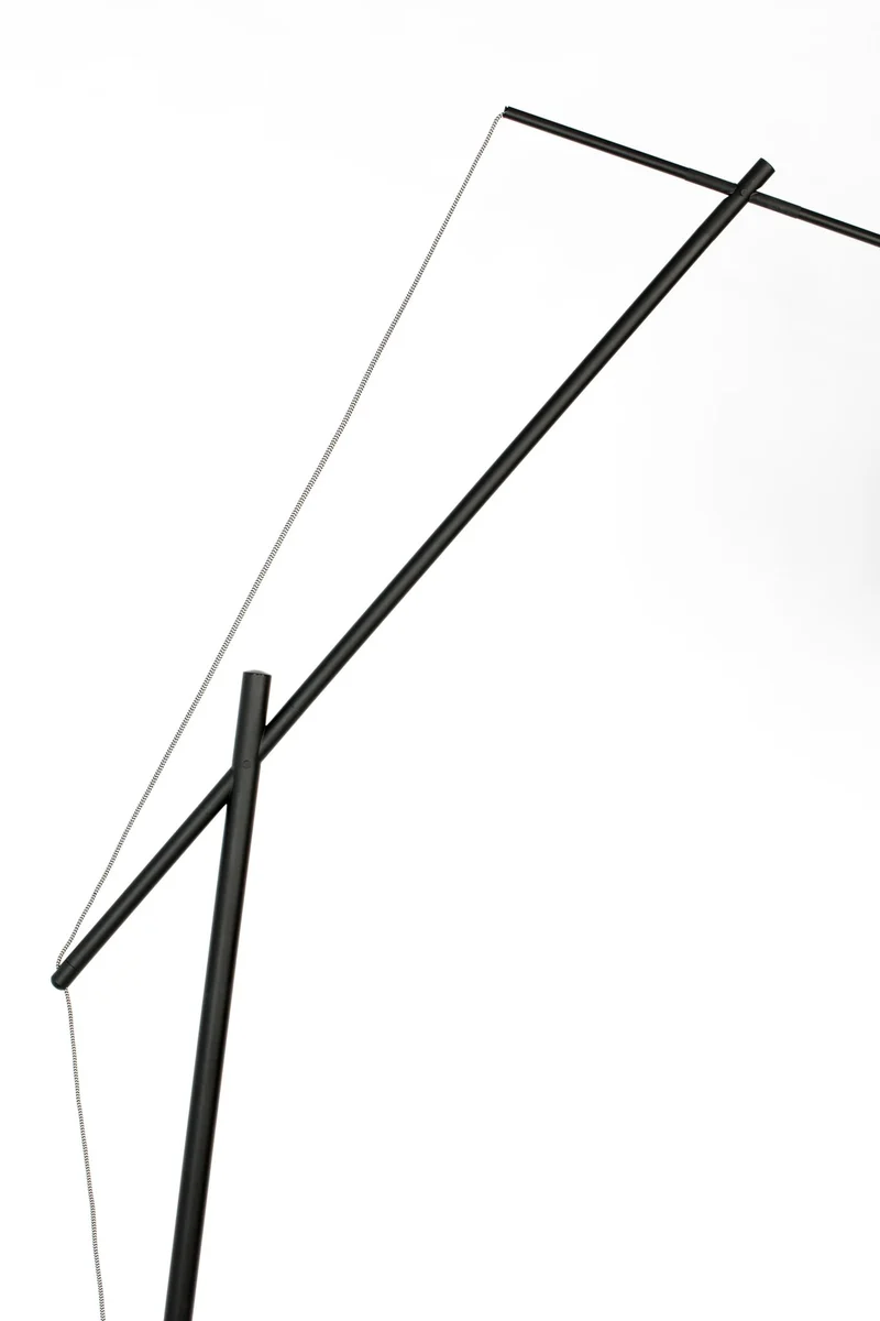 Bogenlampe Tokio Black | Minimalistisches Design in Schwarz