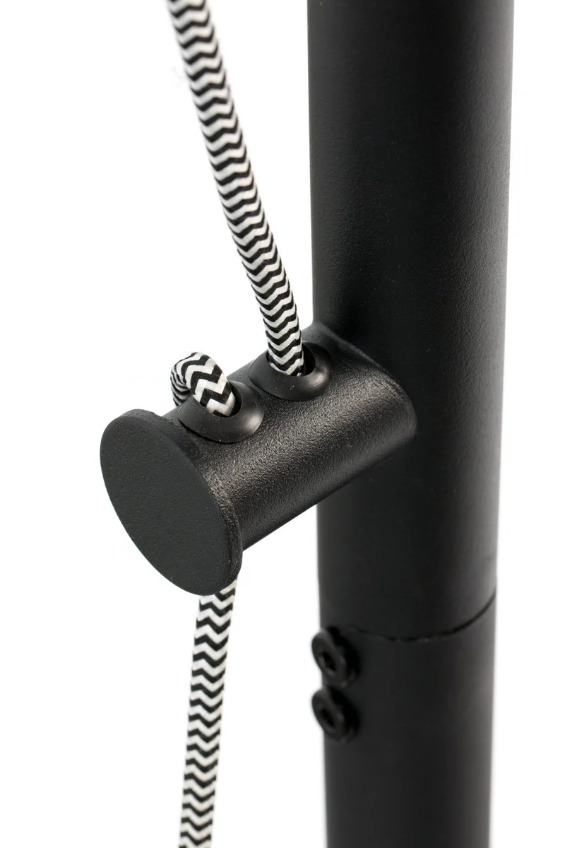 Bogenlampe Tokio Black | Minimalistisches Design in Schwarz