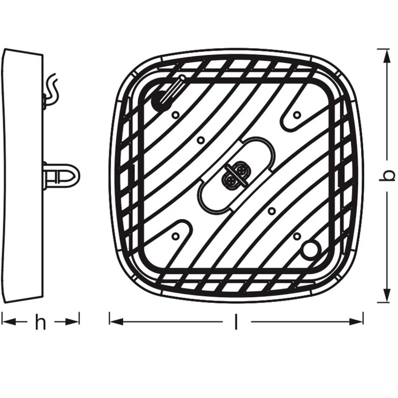 5x B-Ware OSRAM LED-Hallenleuchte Highbay Ufo Schwarz 130W 6500K IP65 27,3 cm 5 STÜCK