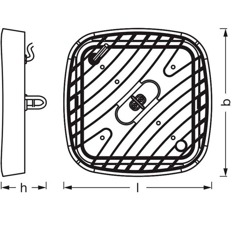 5x B-Ware OSRAM LED-Hallenleuchte Highbay Ufo Schwarz 130W 6500K IP65 27,3 cm 5 STÜCK
