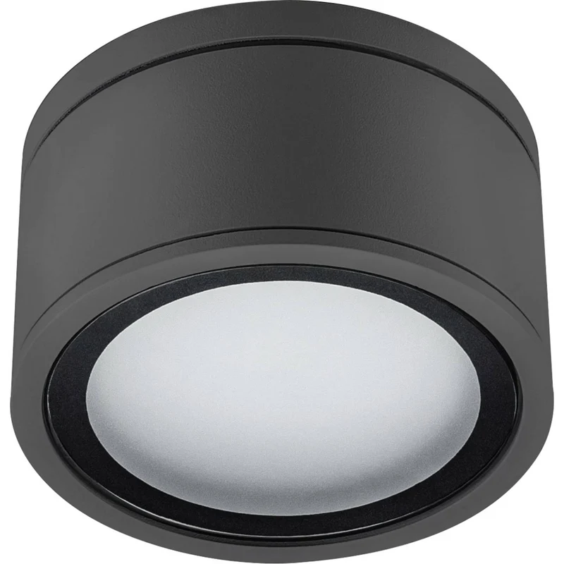 B-Ware EVN Wandleuchte Anbauleuchte GX53 Aluminium Anthrazit Wandmontage 487016N