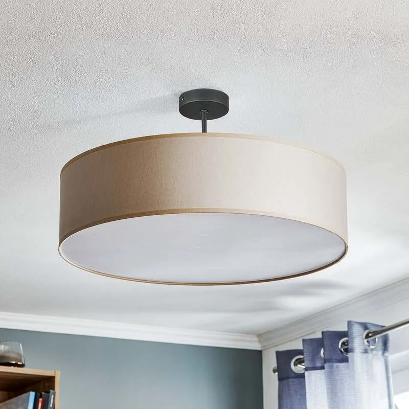 B-Ware Euluna Deckenlampe Rondo Deckenlampe Deckenlicht E27 creme 60cm SIEHE TEXT/FOTO