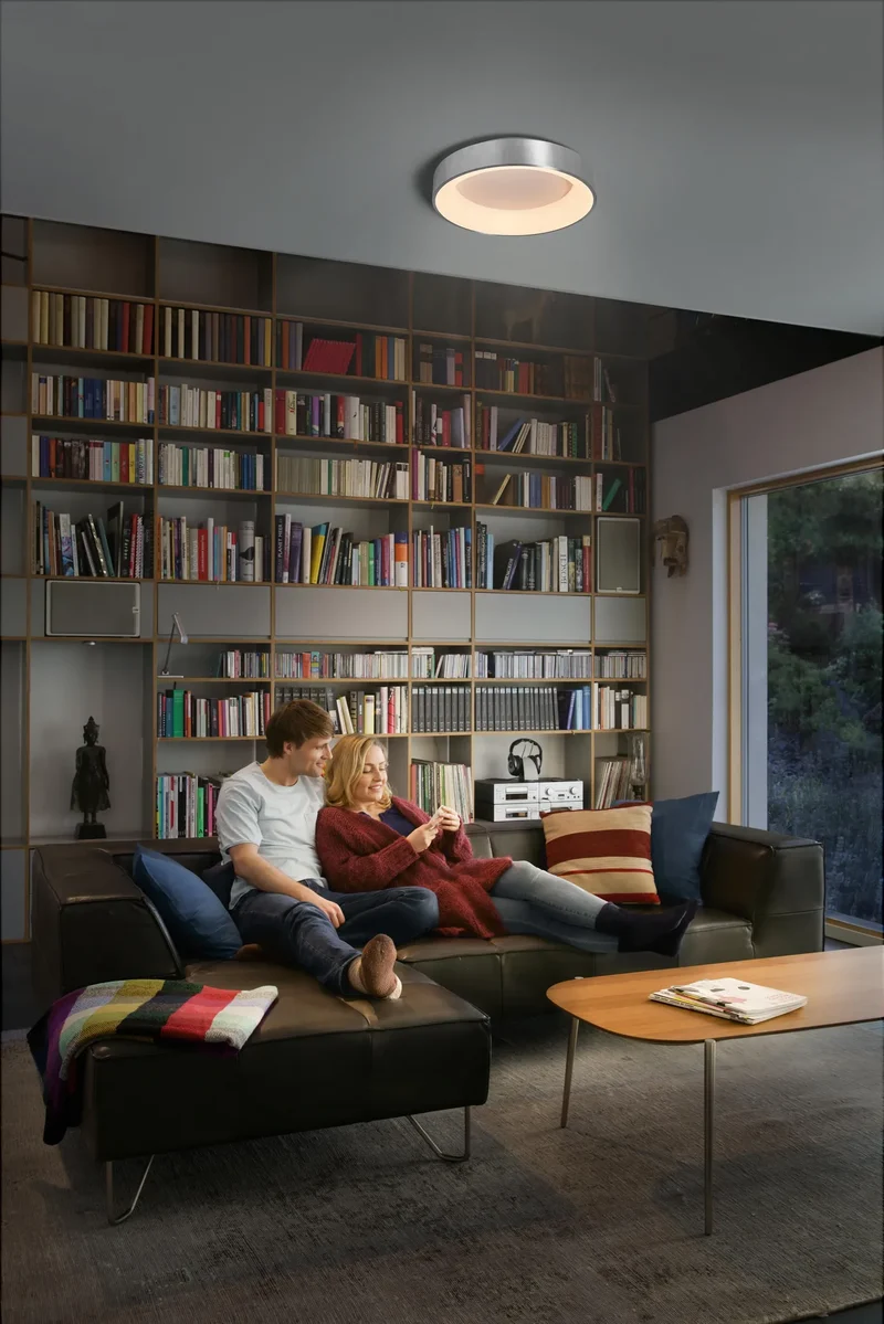 B-Ware LEDVANCE Deckenleuchte Lampe Circular LED Aluminium Weiß IP20 Nicht austauschbar