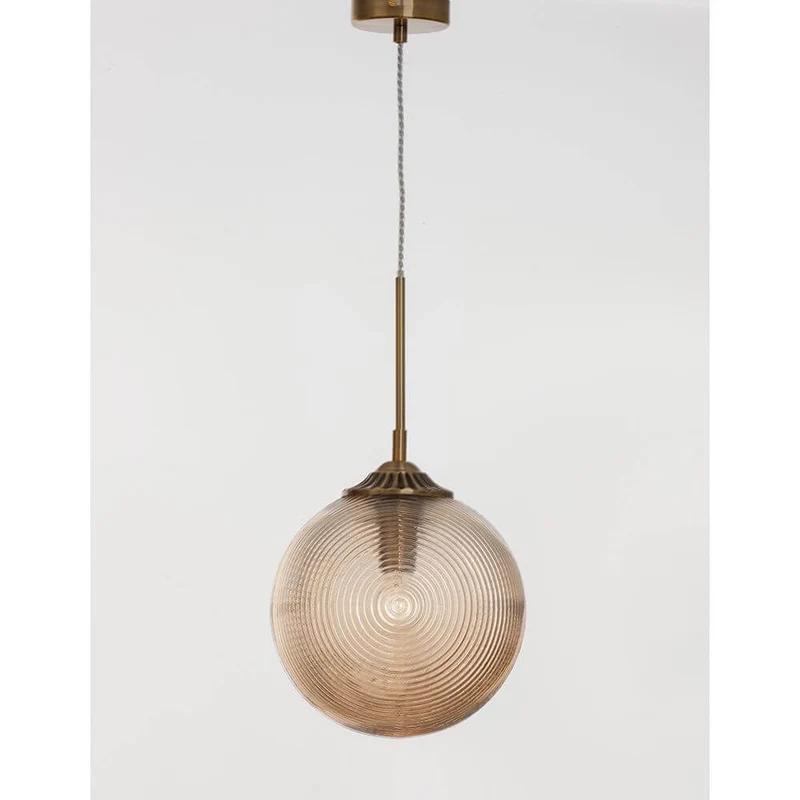 Athena Glas-Pendellampe Ø 25cm