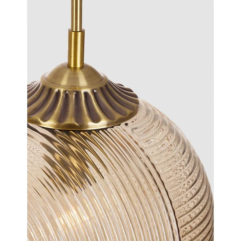 Athena Glas-Pendellampe Ø 25cm