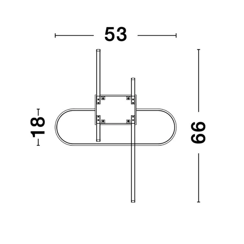 Arte LED Deckenlampe 2600 Lumen