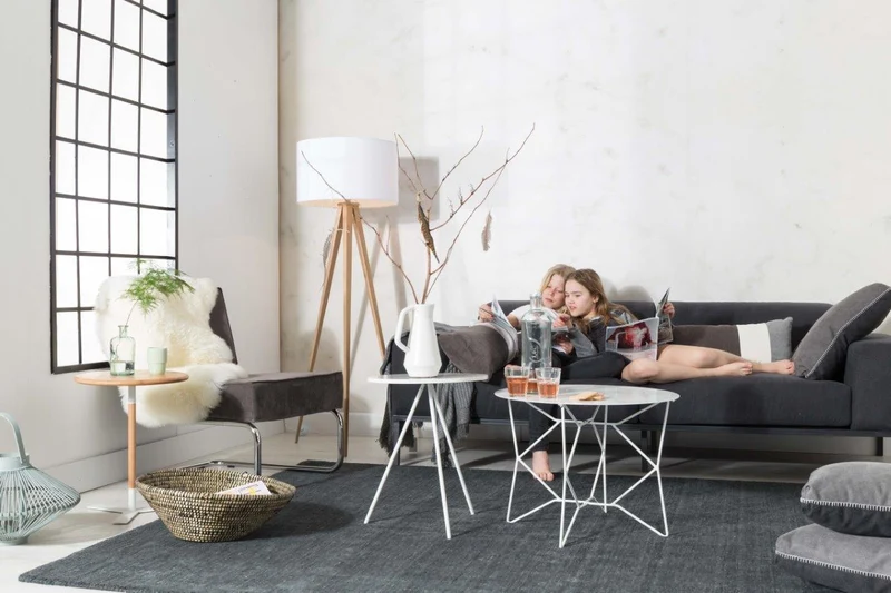 Zuiver Tripod Stehlampe Holz | Skandinavisches Design in Weiß
