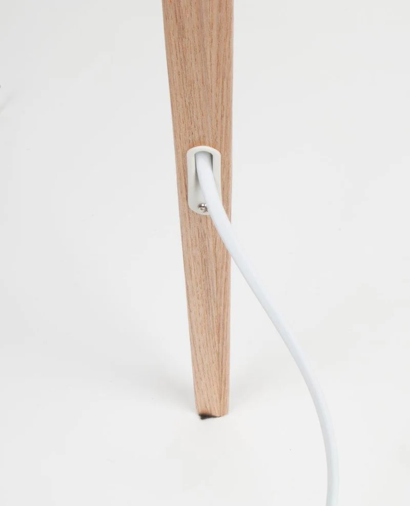 Zuiver Tripod Stehlampe Holz | Skandinavisches Design in Weiß