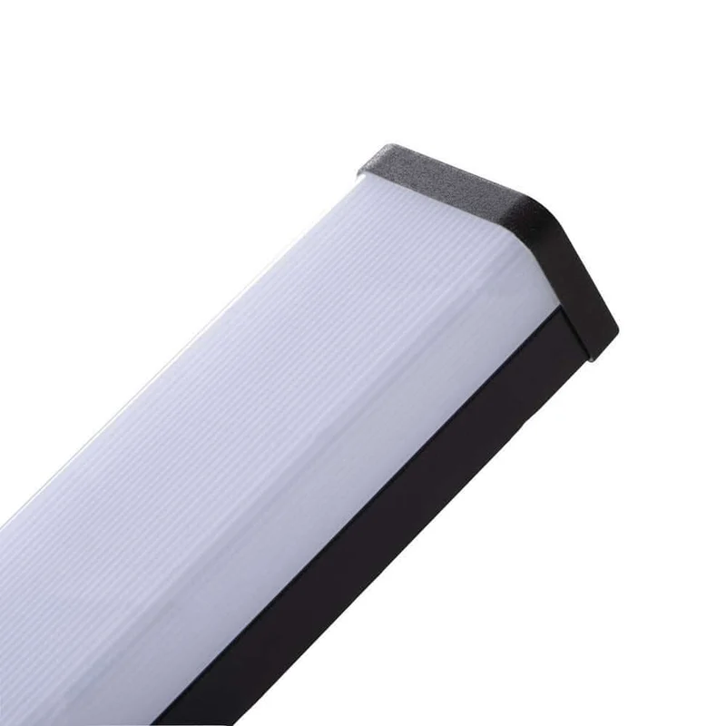 LED Spiegellampe Asto 60cm IP44 770lm 4000K Schwarz