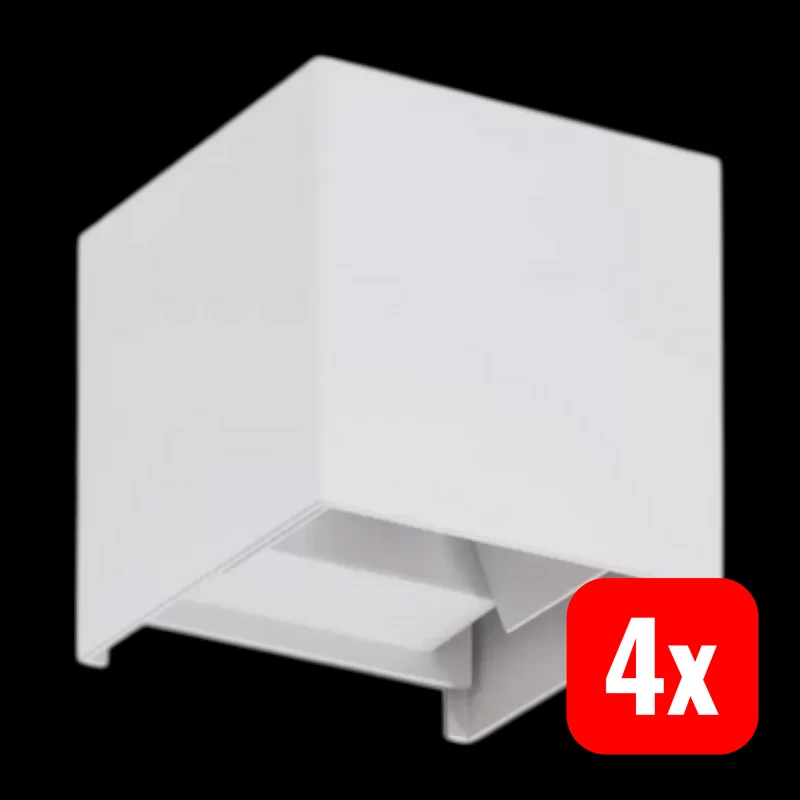 4x B-Ware Lindby Nivar LED-Außenwandleuchte Wandlampe Leuchte Lampe Licht Garten 4 STÜCK