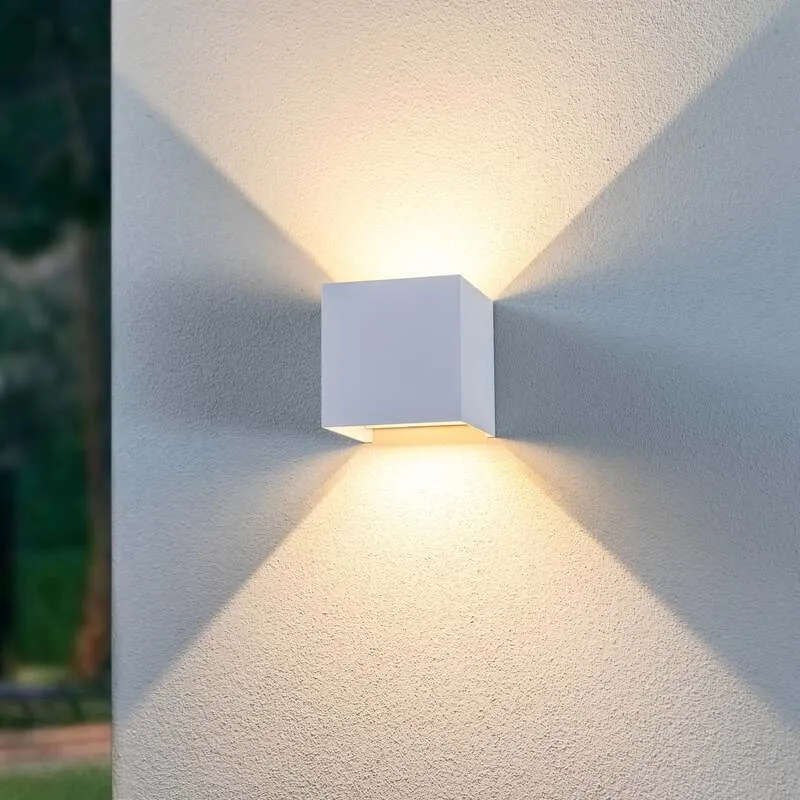 4x B-Ware Lindby Nivar LED-Außenwandleuchte Wandlampe Leuchte Lampe Gartenlicht 4 STÜCK