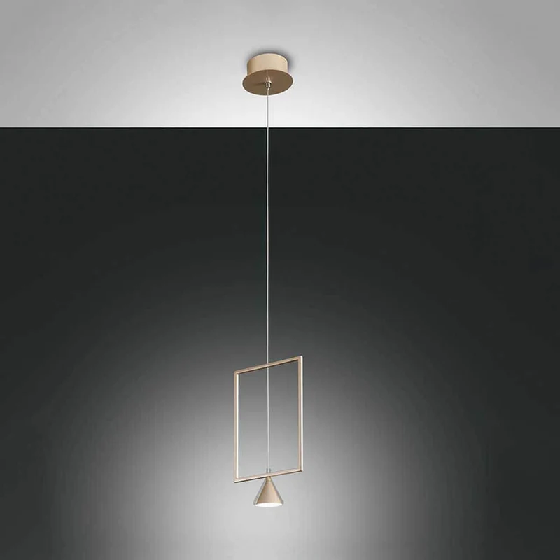 LED Pendelleuchte Sirio Eckig