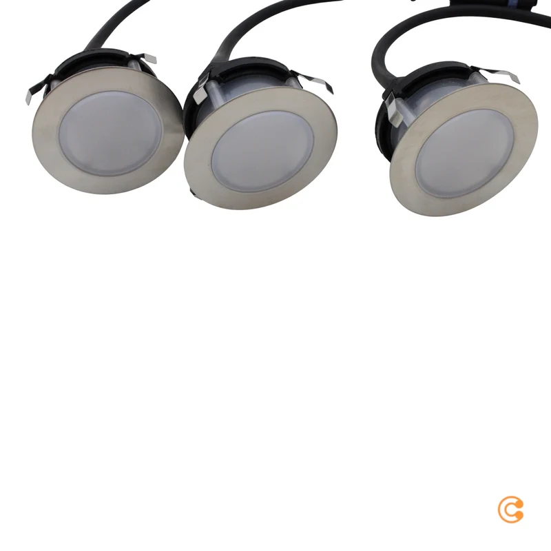 B-Ware Paulmann Einbauleuchte Spot LED Plug Shine Set Leuchte silber warmweiß dimmbar