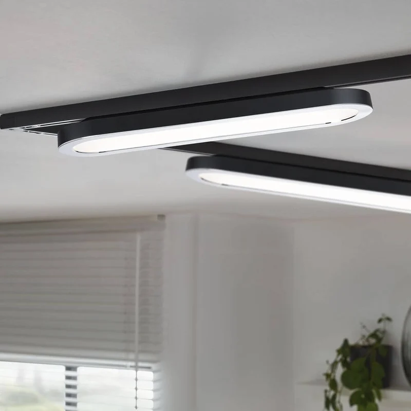 URail LED Panel Ring 7W Schwarz
