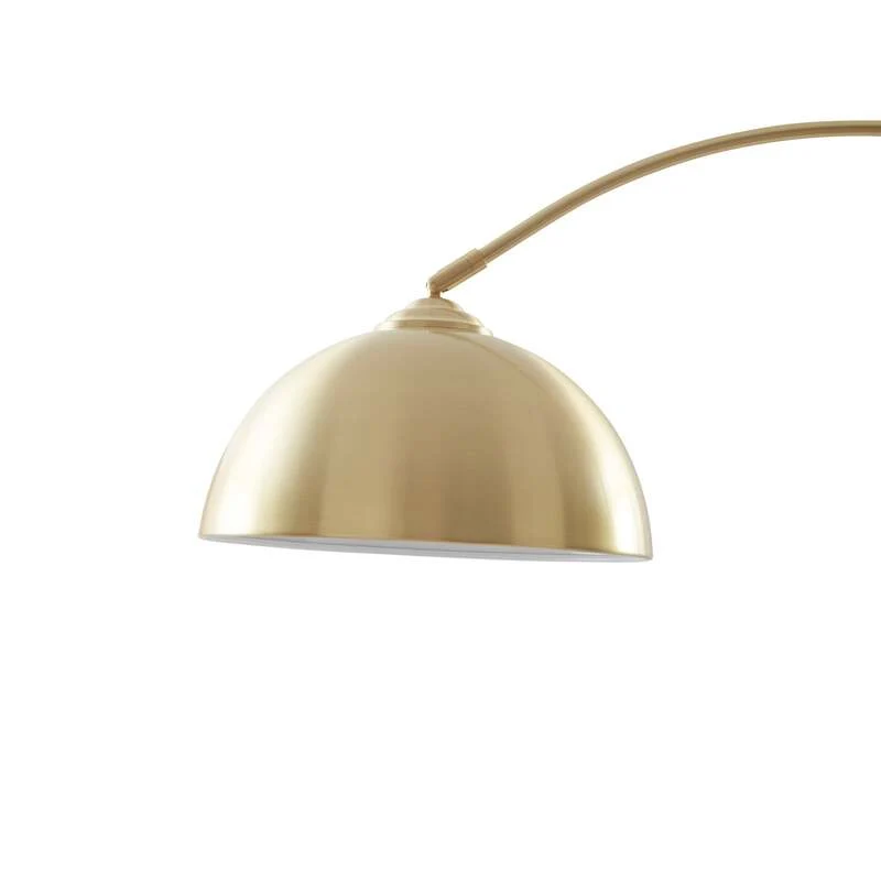 B-Ware Lindby Stehleuchte Lennart LED Lampe höhenverstellbar messing 183cm E27 Leuchte