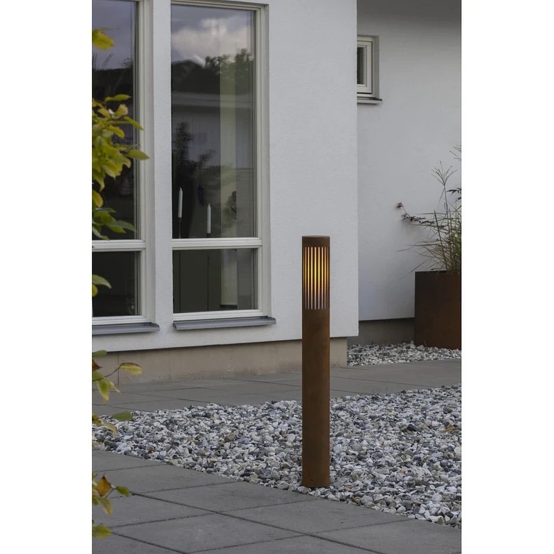 B-Ware Konstsmide Wegeleuchte Gartenleuchte Outdoor Beleuchtung PISTOIA rost E27