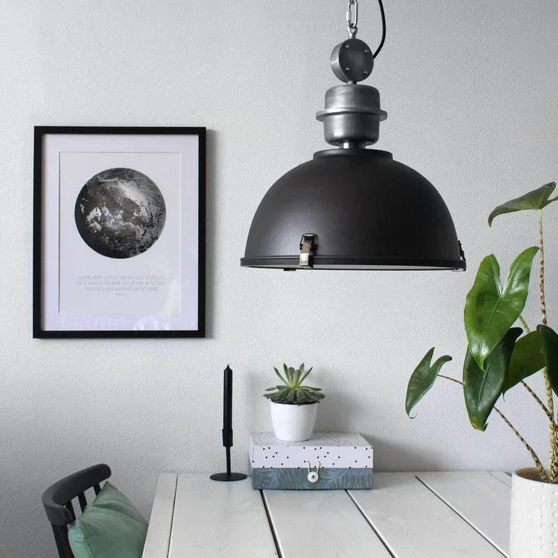 Industrie-Hängeleuchte Bikkel Ø42cm