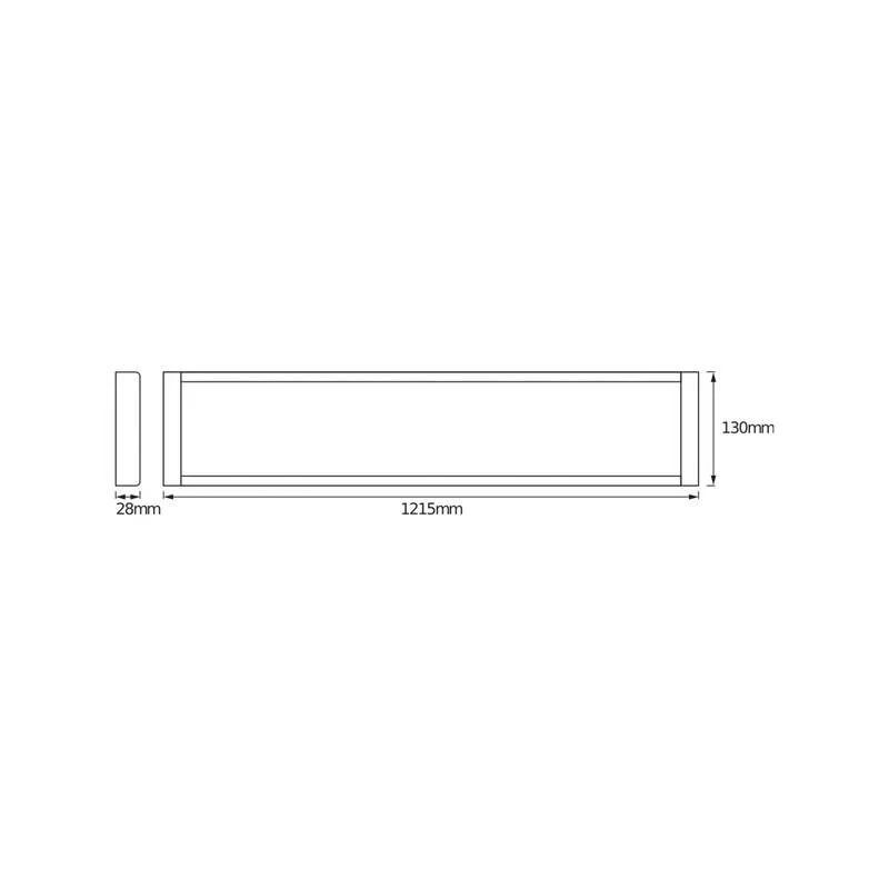 B-Ware OSRAM Deckenleuchte Lampe OFFICE LINE LED Leuchte 48W 4000K weiß 122x13cm