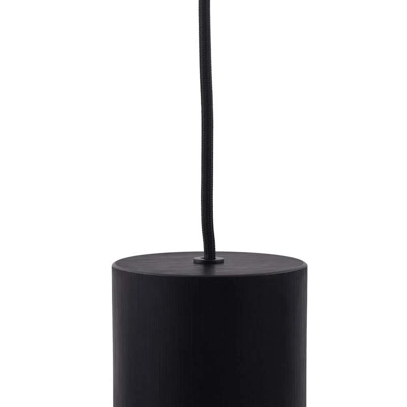 B-Ware Lindby Hängeleuchte Svante LED Pendelleuchte dimmbar schwarz 4-flg 85cm Glas