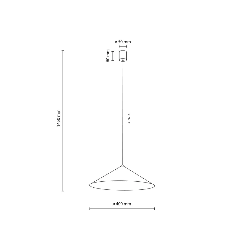 B-Ware Lume Hängeleuchte Pendelleuchte Braun Metall Kunststoff GX53 40 cm