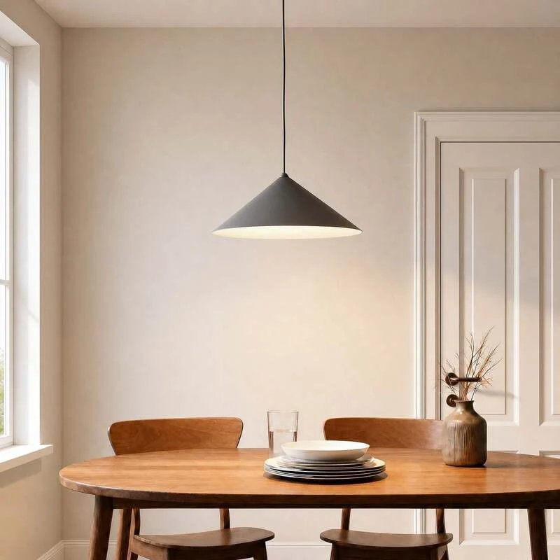 B-Ware Lume Hängeleuchte Pendelleuchte Braun Metall Kunststoff GX53 40 cm