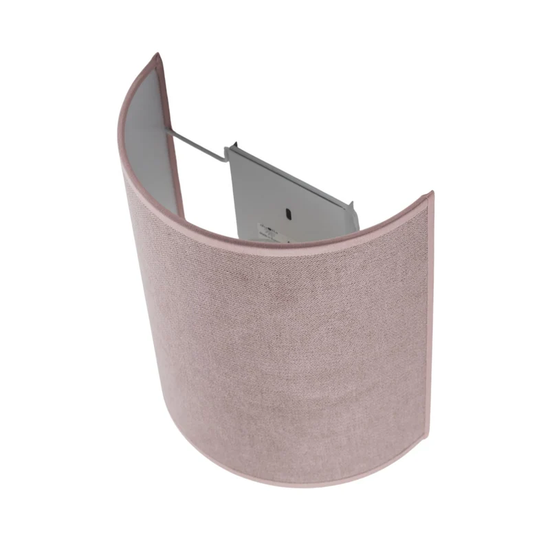B-Ware Celine Wandleuchte Wandlampe Soro Rosa Stoff E27 Lampenfassung