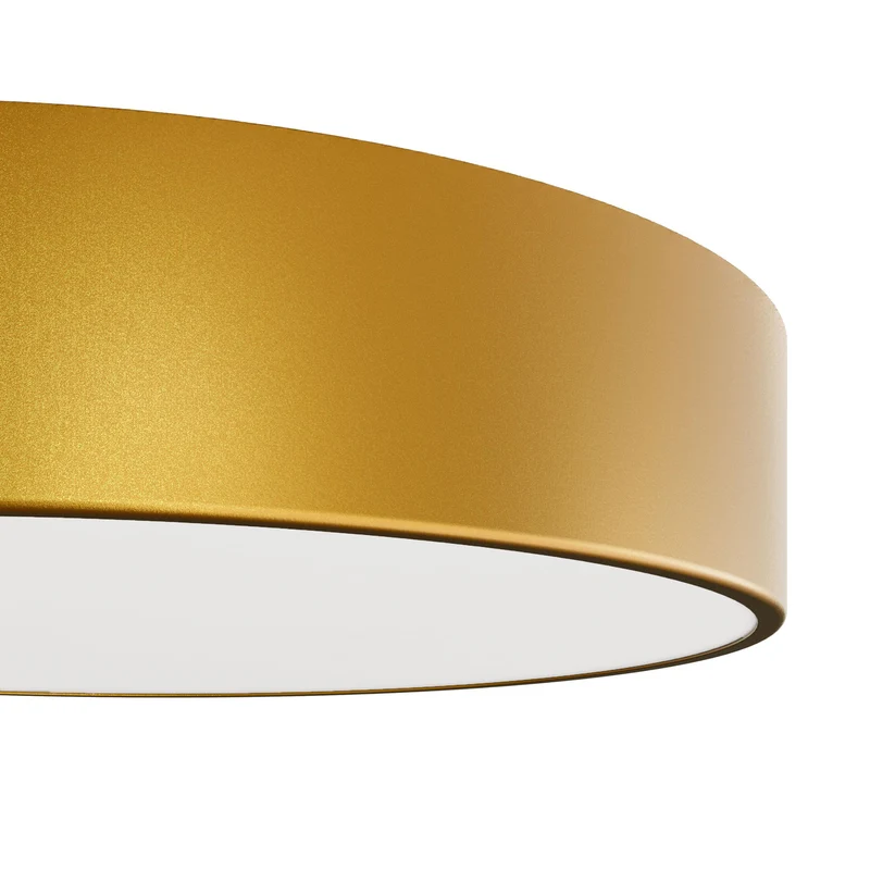 B-Ware Deckenleuchte Cleo Ø 50 cm IP54 goldfarben Metall E27 Deckenlampe Lampe Leuchte