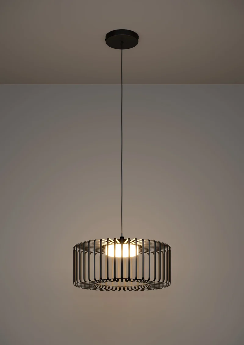 B-Ware EGLO Connect Pendelleuchte Hängeleuchte LED Smart Home Ginestrone Z Schwarz RGB
