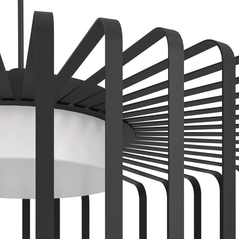 B-Ware EGLO Connect Pendelleuchte Hängeleuchte LED Smart Home Ginestrone Z Schwarz RGB