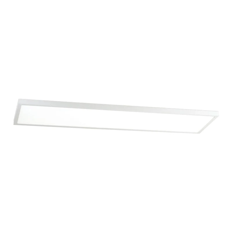 B-Ware Disc Deckenleuchte Deckenlampe LED weiß Lichtfarbe Aluminium Kunststoff 115 cm