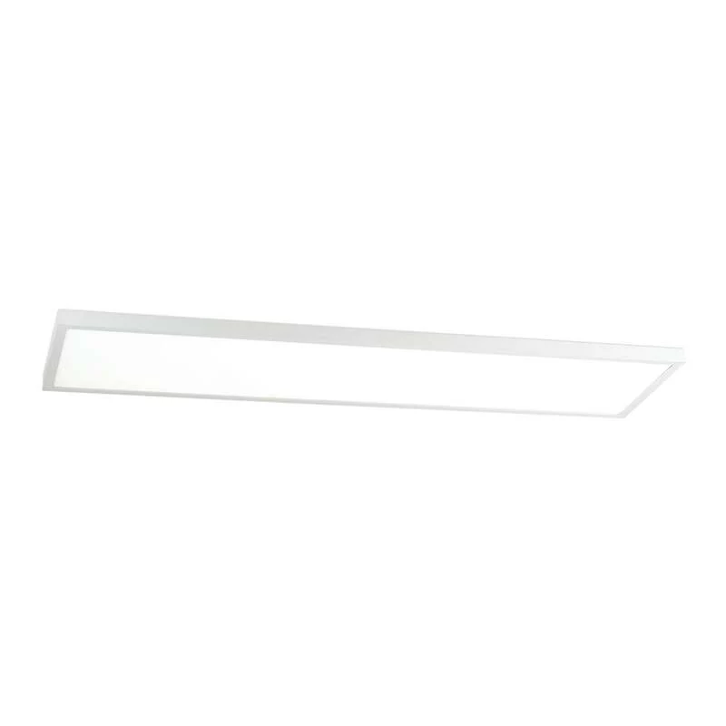 B-Ware Disc Deckenleuchte Deckenlampe LED weiß Lichtfarbe Aluminium Kunststoff 115 cm