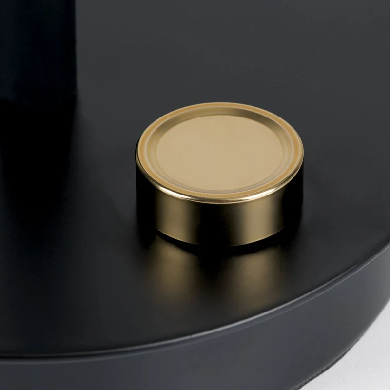 B-Ware Orion Tischleuchte Tischlampe Dotty Schwarz Gold Leuchte Beleuchtung Wohnzimmer