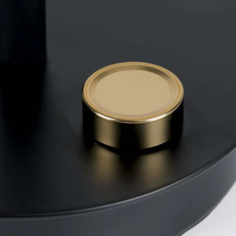 B-Ware Orion Tischleuchte Tischlampe Dotty Schwarz Gold Leuchte Beleuchtung Wohnzimmer